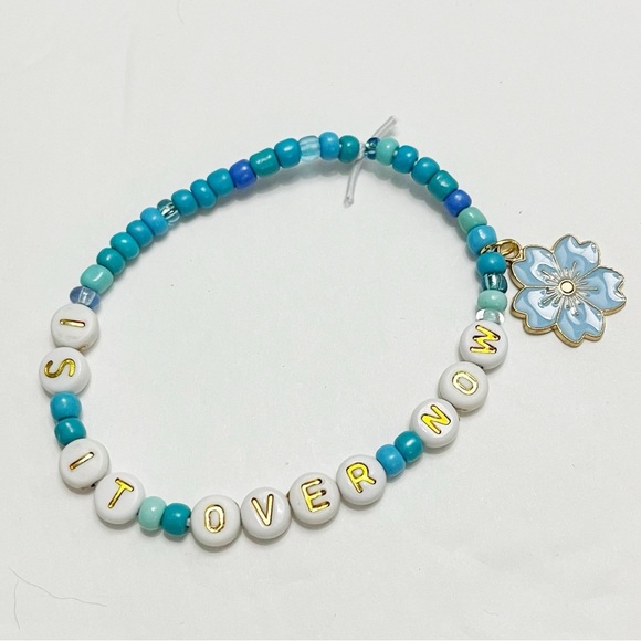 handmade Jewelry - Taylor Swift Friendship Bracelet Eras Tour Is It Over Now 1989 with Charm